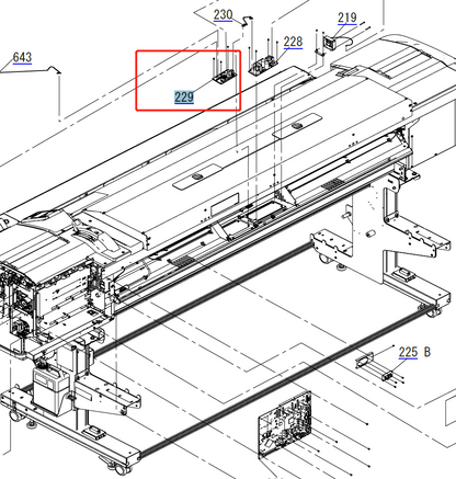 Sub-H Board for EPSON SC-S40600/S60600/S80600/S40670/S60670/S80670 - 2175355