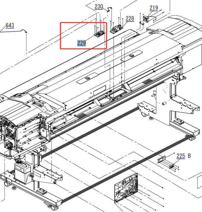 EPSON SC-S40600/S60600/S80600/S40670/S60670/S80670 Sub-H Board - 2175355