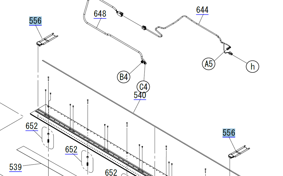 MEDIA EDGE PLATE ASSY for EPSON SC-S40600 S60600 S80600 B9000 / S40670 S60670 S80670 B9070 - 1680709