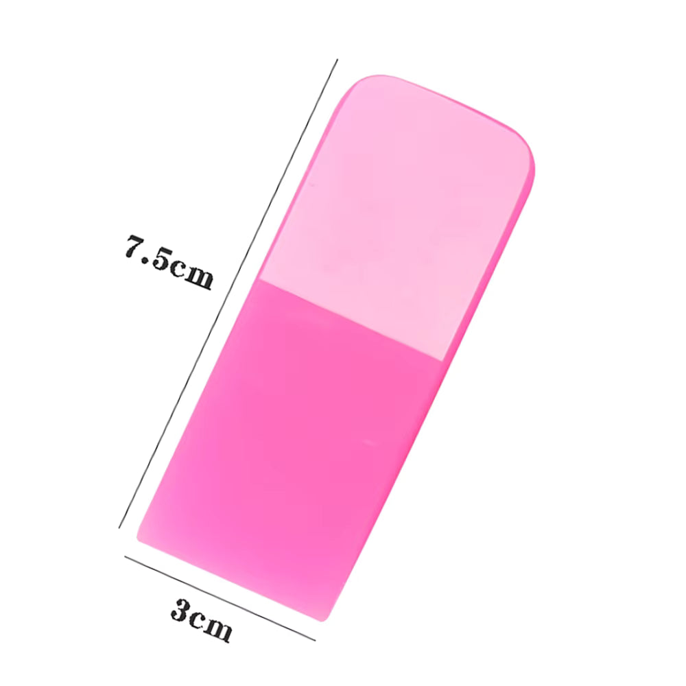 PPF Rubber Squeegee Soft TPU Anti-Scratch Water Wiper Blade Silicone Spatula Cleaner Car Vinyl Wrap Window Tinting Tool (3 x 7.5cm)
