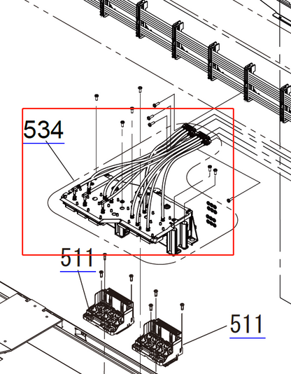 DUCT,CR ASSY.,CE45,ESL,ASP for Epson SureColor S80600/S80610/S80670 - 1833938 / 1748922 / 1734989 / 1814749 / 1815029 / 1691377