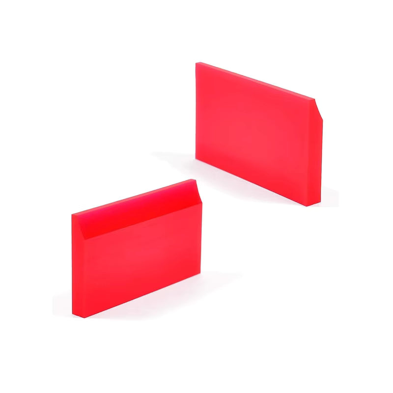 Mini Rubber Car Inside Squeegee Flexible Non Scratching Scraper for Car Rear Glass Cleaner Window Tint Tools (5 x 3cm) - 2pcs