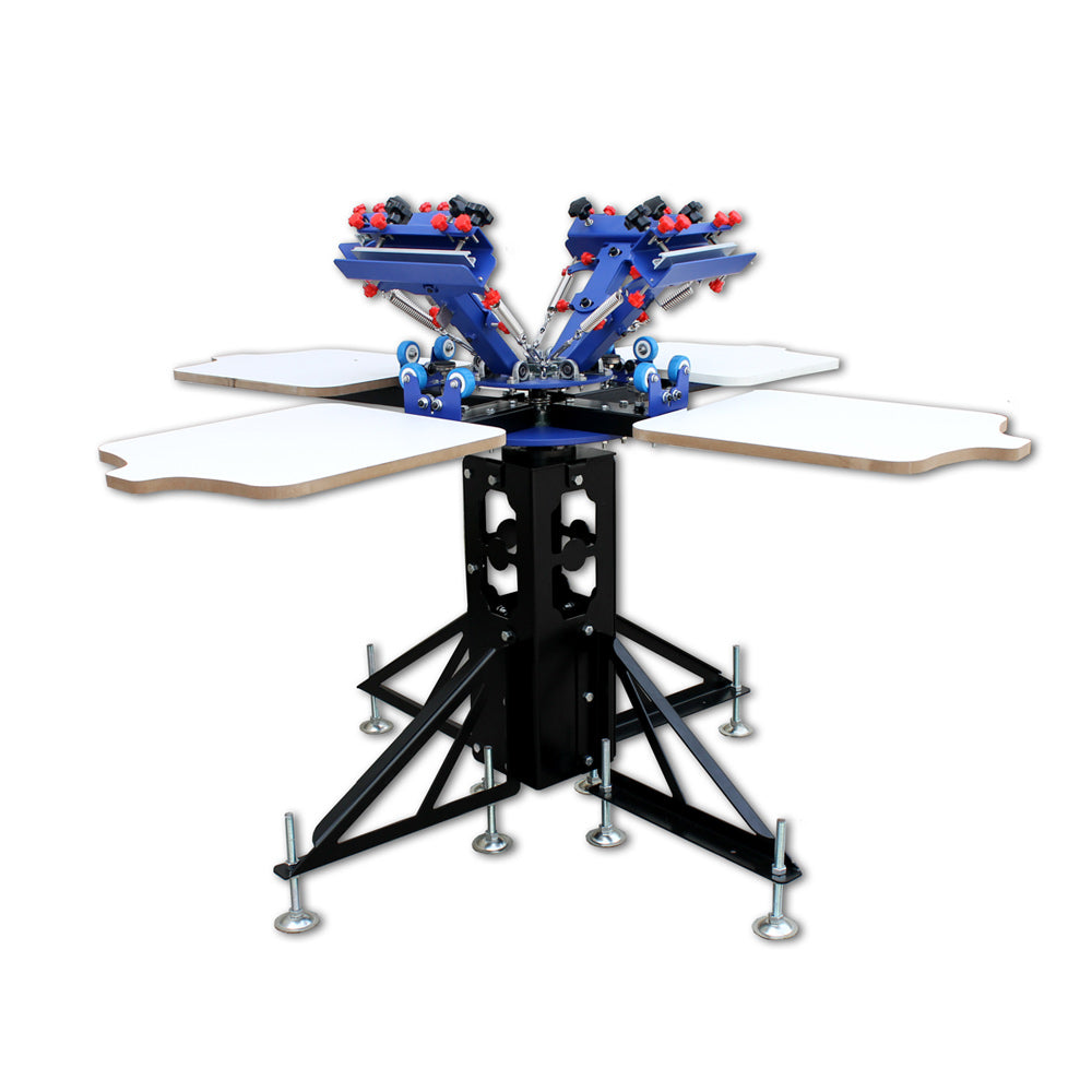 Silk Screen Printing 4 Color Printer Press Shirt Micro-adjust Rotatable Machine