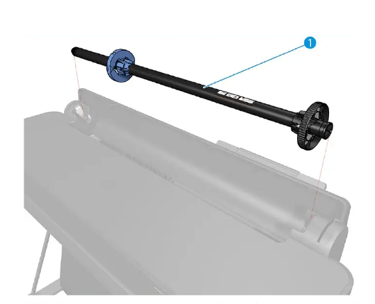 Spindle for the HP DesignJet T630, T650, Studio Steel Series (5HB10-67012)
