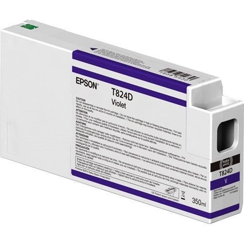 Epson UltraChrome HDX 350mL Violet Ink Cartridge for SureColor P7000, P9000 - T824D00