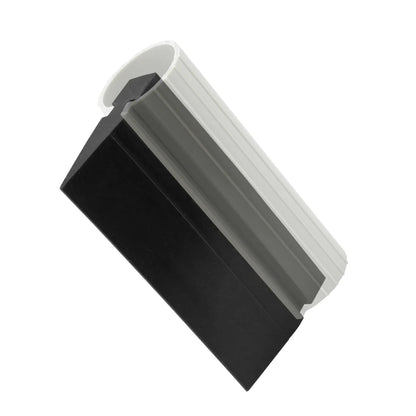 4" Silicone Black Turbo Squeegee (12cm Width) Window Household Cleaning Tool