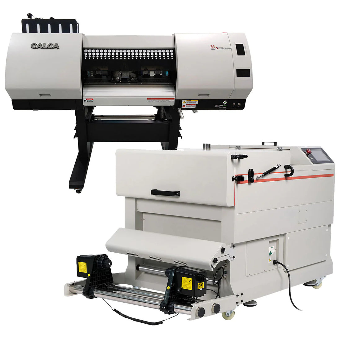 CALCA PRO 24inch (600mm) DTF Printing System (Dual Epson I3200-A1 Heads, Automatic Recyling Powder Shaker and Dryer)