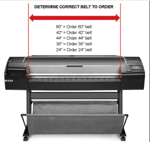Carriage Belt Kit for the HP Designjet T610, T620, T1100, T1120, Z2100, Z3100, Z3200 44" Series (Q6659-60175)