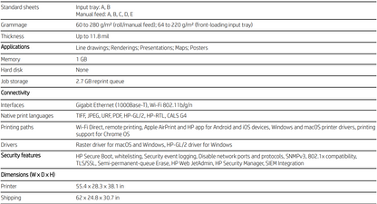 HP DesignJet XT950 36" Large Format Printer - New