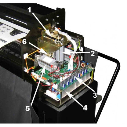 Assy, Motor Without Encoder &amp; Pulley for Summa S-Class 120, 140, 160,75 Series (395-400)