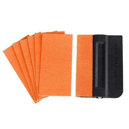 Vinyl Wrap Suede Felt Squeegee (10 x 5cm/11 x 5cm) - 8pcs