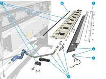 Pinch Wheel Plastic Lever for the HP Z6200 D5800 Latex 330 360 570 370 115 (B4H70-67100)