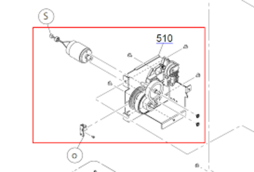 ATC ASSY for EPSON F500 F501 T2100 T3100 T5100M T5100N T3100N T3100X T3100M - 1801303