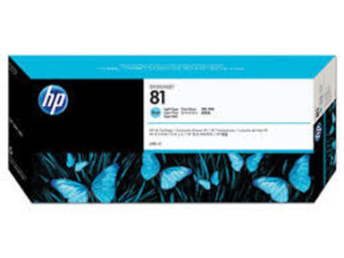 ON SALE - HP 81 680-ml Light Cyan DesignJet Dye Ink Cartridge for HP DesignJet 5000, 5500 - C4934A