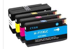 4 PK HP 711 XL 711XL INK Cartridge for HP DesignJet T120 T520