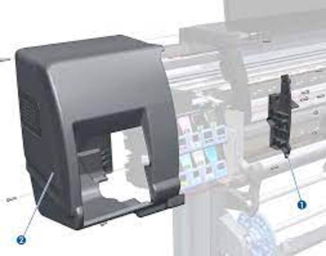 Left Side Trim Assembly for the HP DesignJet Z6100, Z6200, Z6600, Z6800 Series (Q6651-60322)