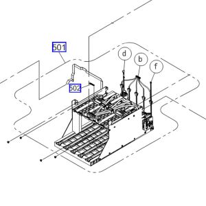 HOLDER ASSY.,IC,ASP for EPSON B6000/B6070/B6080 - 1608420
