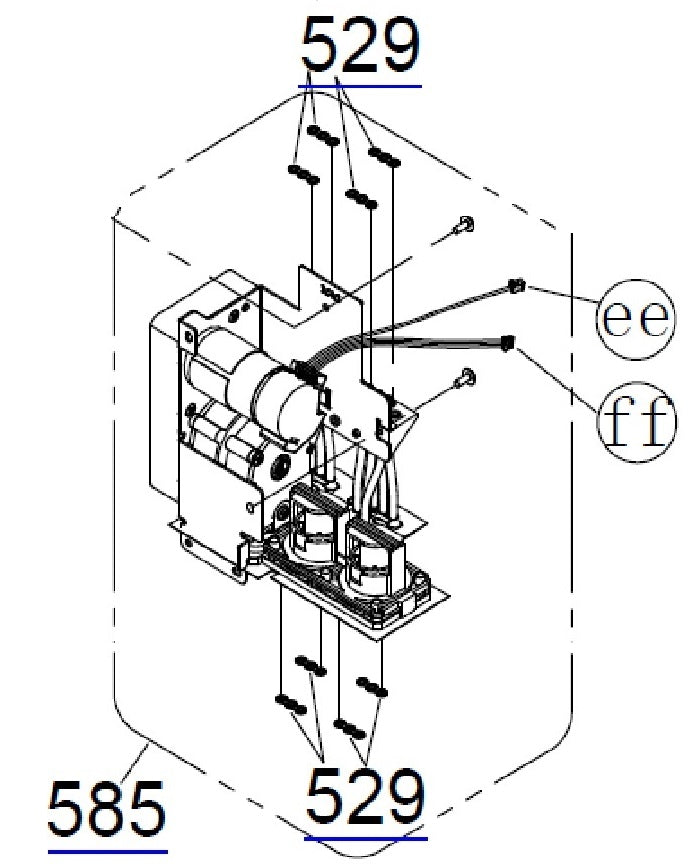 CIRCULATION, Pump ASSY for EPSON SC-S50600 S50610 S50670 / S70600 S70610 S70670- 1730651 / 1652836