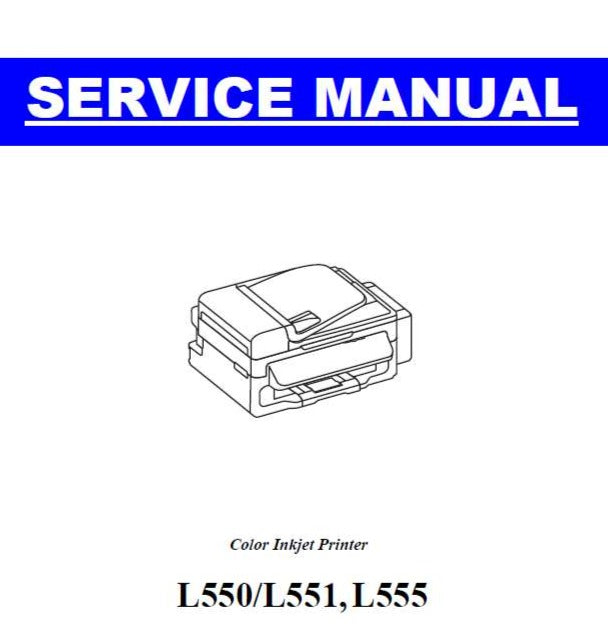 EPSON L550/L551/L555 Service Manual