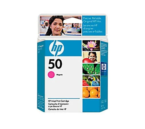 ON SALE - HP 50 Magenta Ink Cartridge for the HP DesignJet 250c, 650c, 650ps Series (51650M)