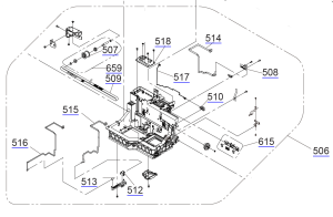 EPSON SC-F7200 F7270 B7000 B7070 CARRIAGE ASSY. CR - 1858150