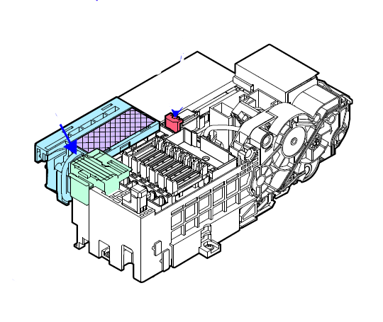 EPSON SC-F7200 F7270 Pump Cap ASSY - 1832945