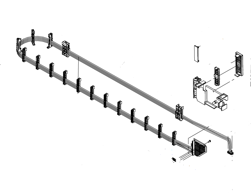 Ink Tube for EPSON SC-F7200 F7270 - 1863735 / 1691910