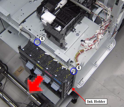 Right INK HOLDER. for EPSON SC-F7200 F7270 F9200 F9270 - 1921964 / 1863901 / 1828621