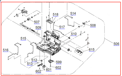 CARRIAGE ASSY for EPSON SC-F9200 F9270 - 1859867