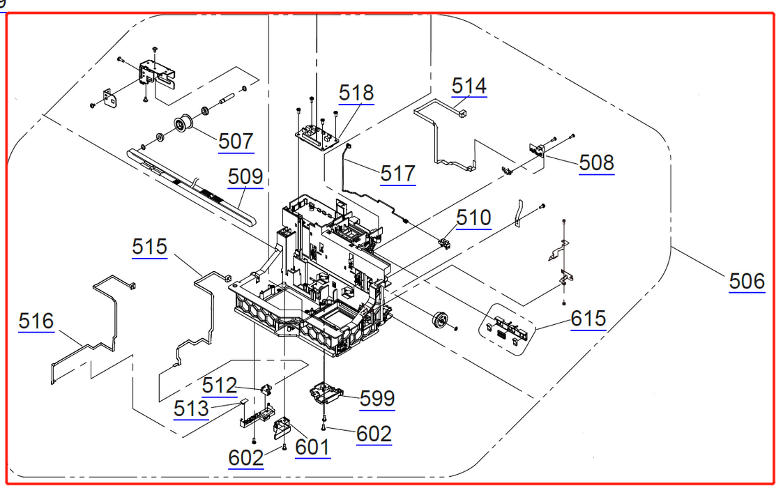 EPSON SC-F9200 F9270 CARRIAGE ASSY - 1859867