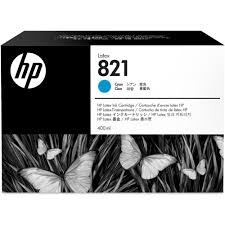 HP 821 / 821A 400ml Cyan Latex Ink Cartridge for Latex 110/115 Printer - G0Y86A