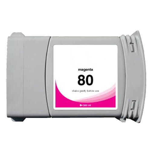 HP 80 350-ml Magenta Ink Cartridge for HP DesignJet 1050C and 1055CM - Partially Used (C4847A)