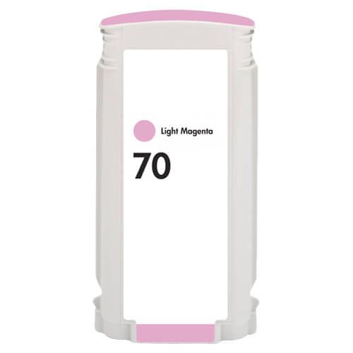 HP 70 130-ml Light Magenta Ink Cartridge for DesignJet Z2100, Z3100, Z3200, Z5200 - C9455A / Partially Used