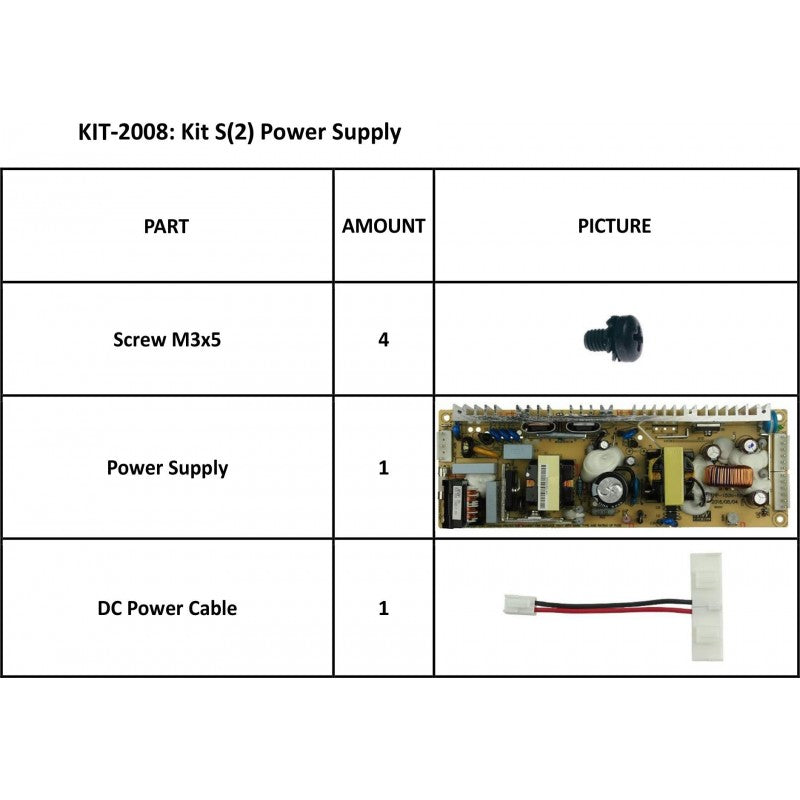 SummaSign Power Supply Kit for SummaSign T750, S-Class 120, 140, 160, 75 Series (KIT-2008)