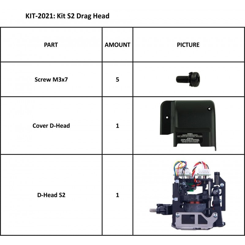 Drag Head kit for S(2)Class Series (KIT-2021)
