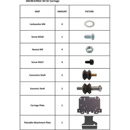 SummaCut Kit SC Carriage Assy (1NC40-67022)