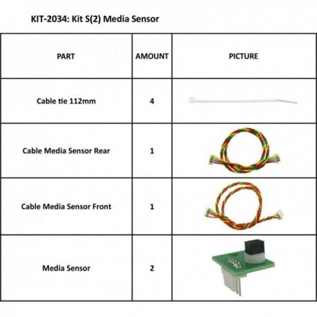 Summa S Class Kit S(2) Media Sensors (KIT-2034)