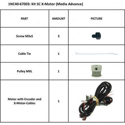Summa SummaCut Kit SC X-Motor, Media Advance (1NC40-67003)