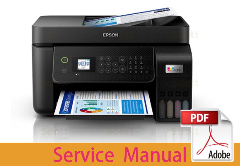 EPSON L1210 L1250 L3200 L3210 L3250 L5290 / ET-1810 2800 2810 2820 3250 3260 4800 Service Manual