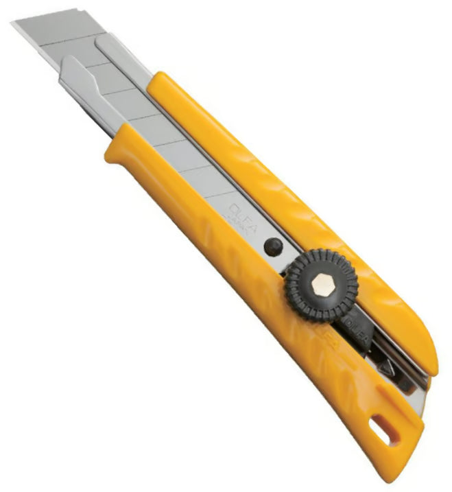 Heavy-Duty Ratchet-Lock Cutter Knife (18mm) / L-1