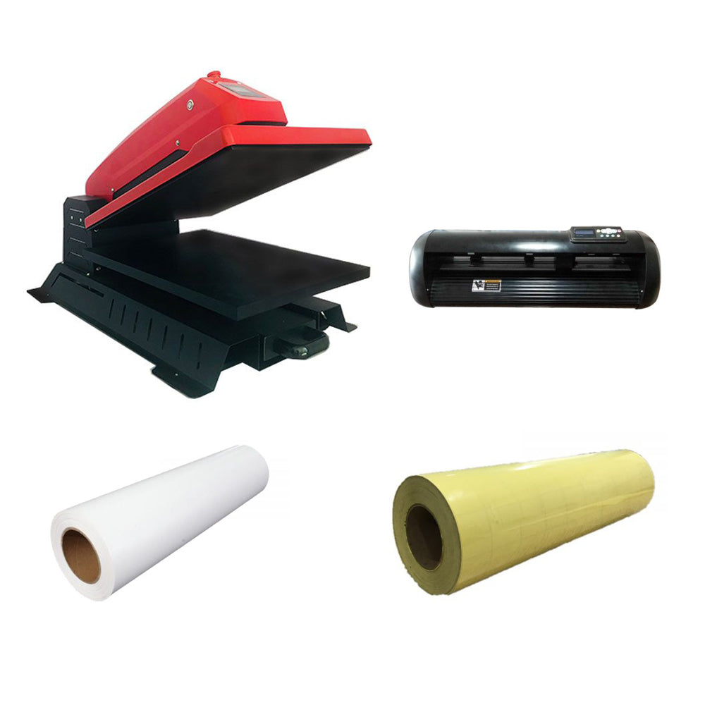 US Stock, Printable and Cuttable Heat Transfer Vinyl Starter Kit