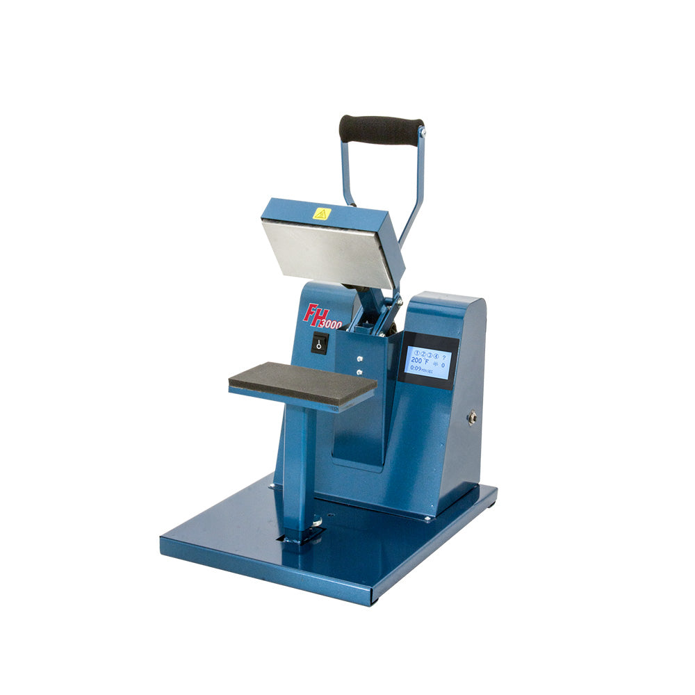 HIX FH3000 Digital Manual Flathead Small Format Heat Press with 3-3/4&quot; x 6&quot; Platen