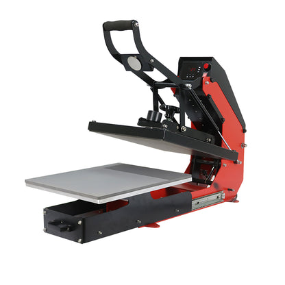 Auto Open T-shirt Heat Press with Slide-out Press Bed