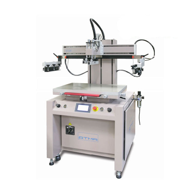 ATMA 220V 570W Pneumatic Flat Screen Printer Screen Printing Press