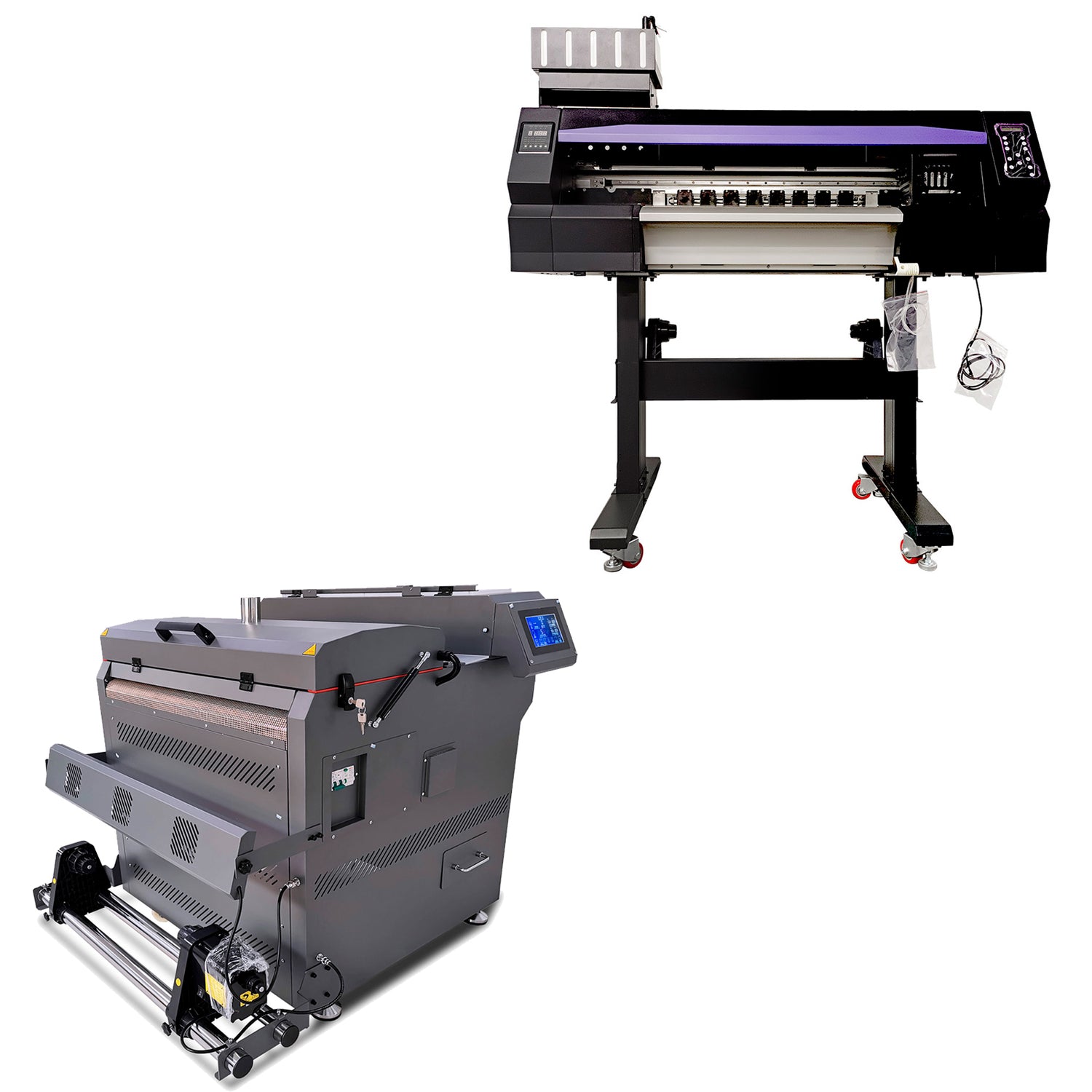 CALCA Prime 24inch DTF Complete Bundle (Automatic TPU Adhesive Powder Shaker and Dryer - 650 + 24inch DTF Printer)