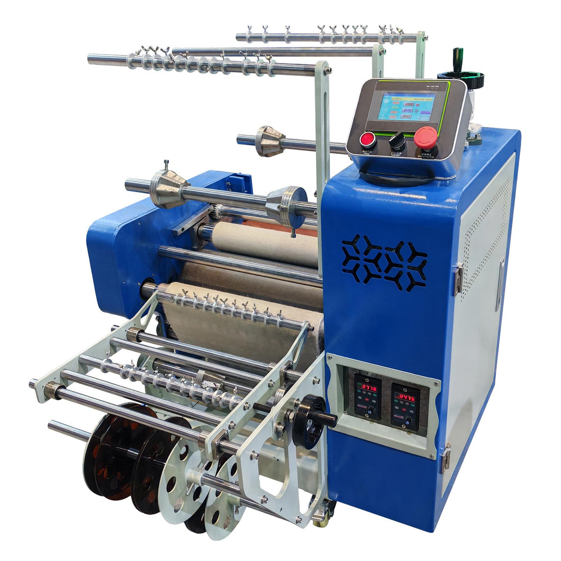 8in x 16in Mini Roller Ribbon &amp; Narrow Fabrics Double-sided Heat Press Machine