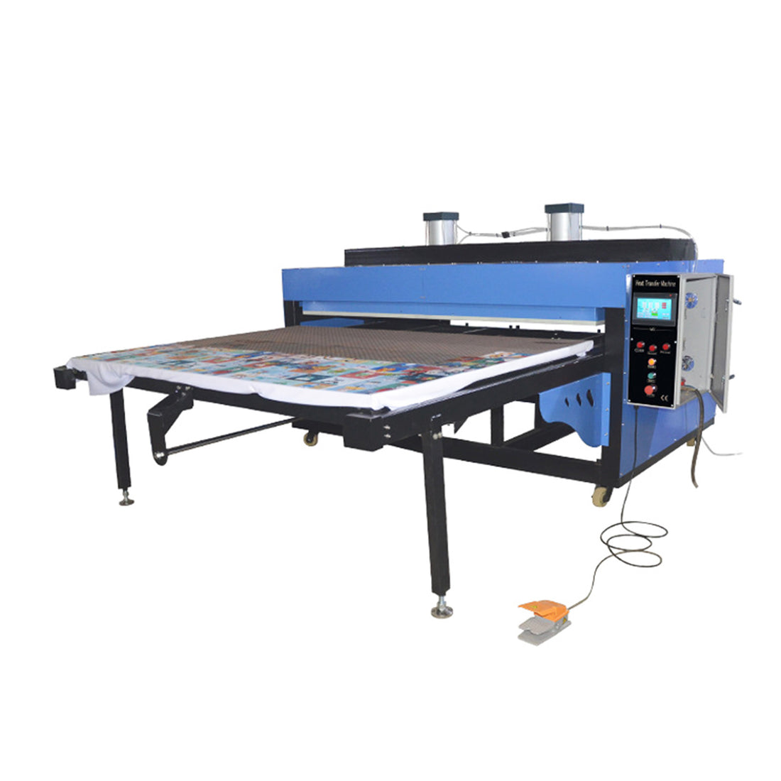51" x 98" Pneumatic Double Cylinder Heat Press Large Format Sublimation Machine for Aluminum Plates &amp; Garments