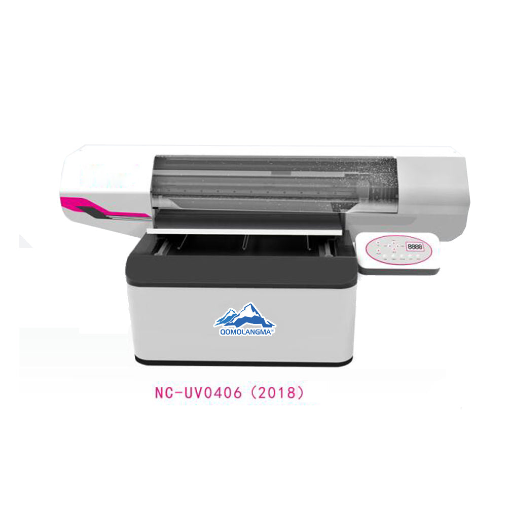 40 x 60 Digital White Ink and Color Ink Cylinder Printing Flatbed UV Printer