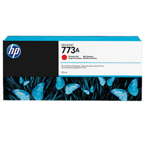 HP 773A 775ml Chromatic Red Ink Cartridge for HP DesignJet Z6600, Z6610, Z6800, Z6810 - C1Q22A
