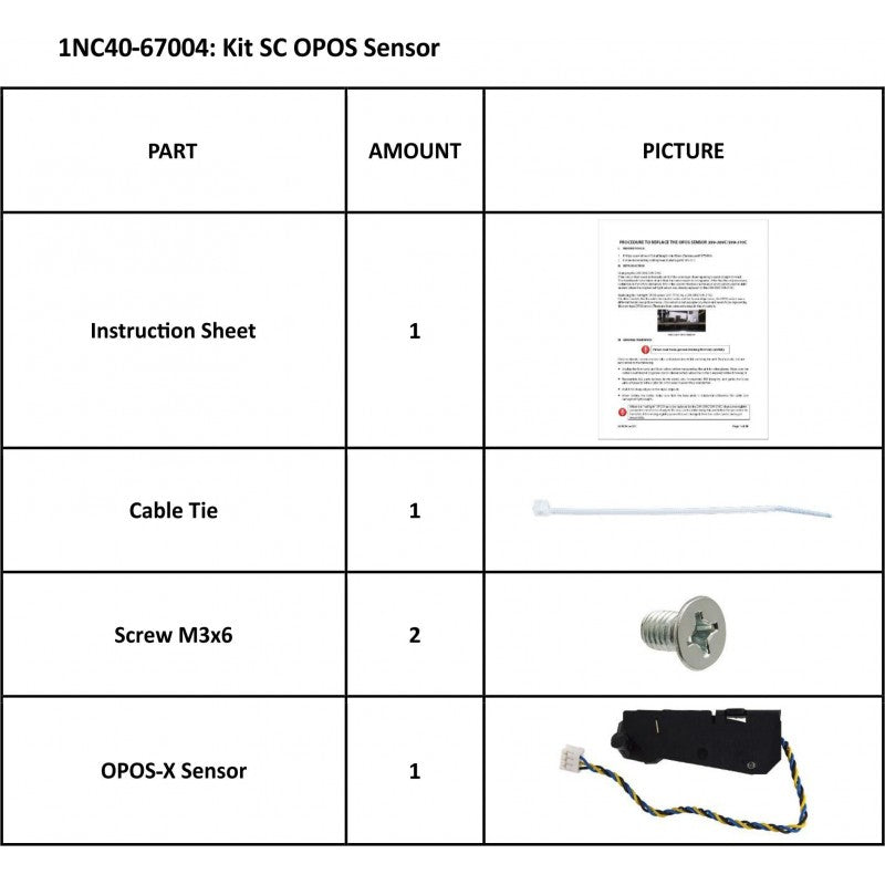 Summa SummaCut Kit SC OPOS Sensor (SN >= XX1111-10XXX) / 1NC40-67004